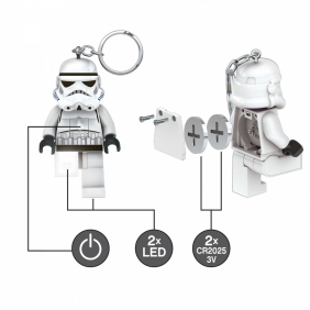 LEGO, Brelok do kluczy z latarką: Star Wars - Stormtrooper (LGL-KE12)